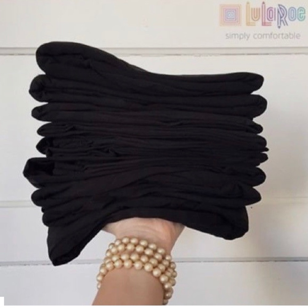 Rare Solid Black Lularoe Leggings